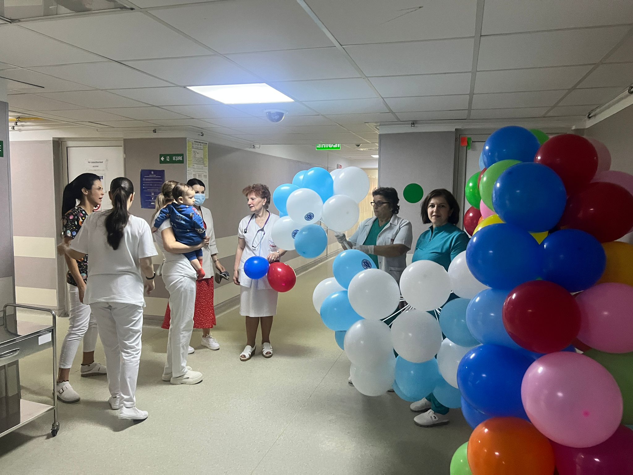 Personal medical pe holul unei secții
